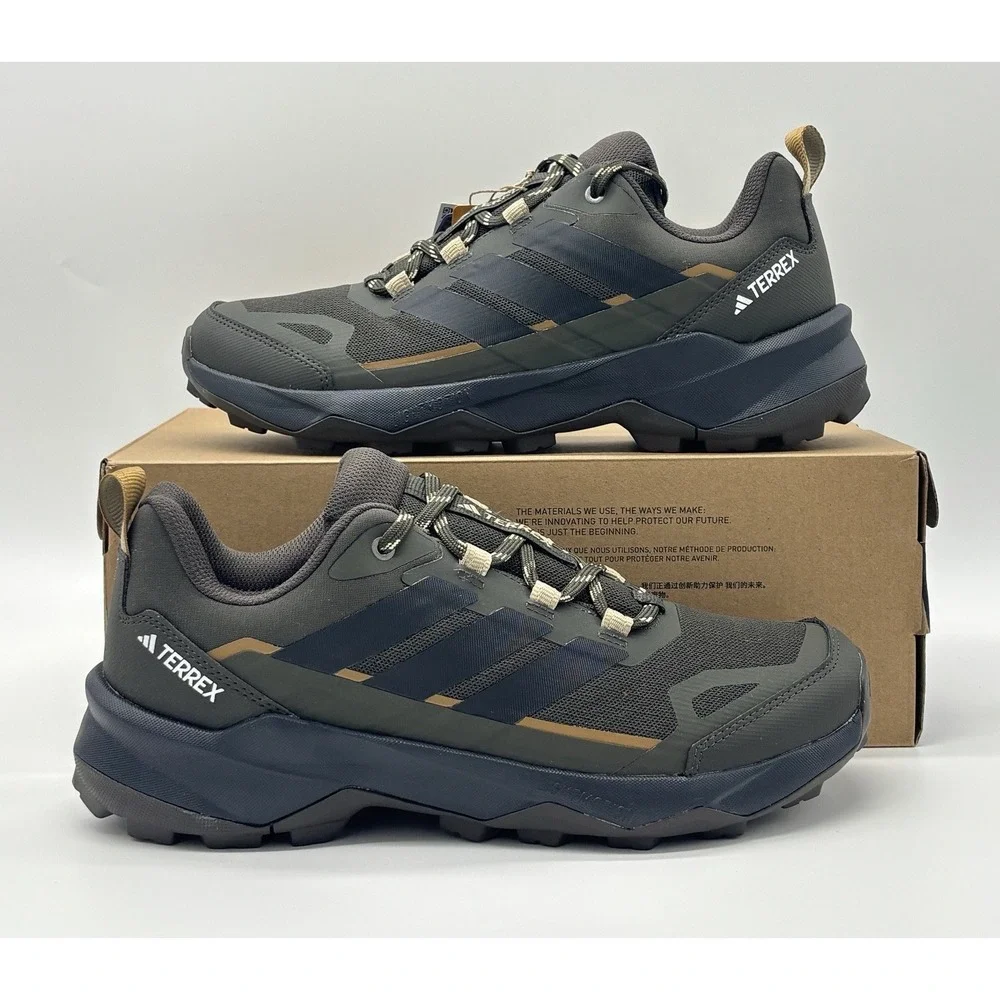 didas Terrex Skychaser AX5 Hiking Shoes Gray Size 6.5 IF2216